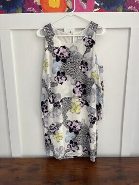 Bar III womens large floral dress